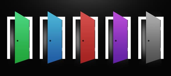 あなたの前にいくつかドアがあります。果たしてあなたが選択するドアはどれでしょうか？