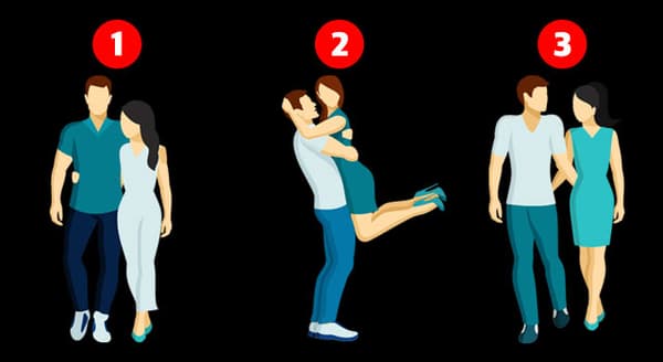 この中でカップルじゃない人たちは何番でしょうか？