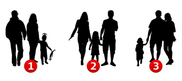 例のうち、家族じゃないのは何番？