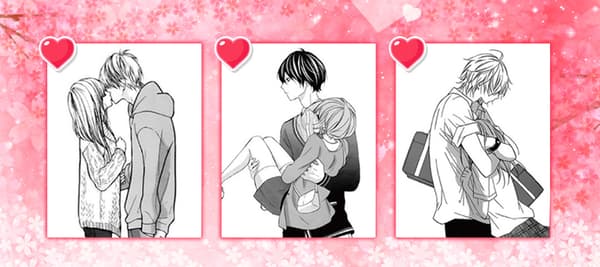 あなたが少女漫画の主人公になるなら, A / B / C のうち、どの場面を選びますか？