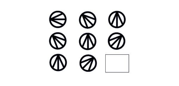 四角に入る図として正しいものはどれ？