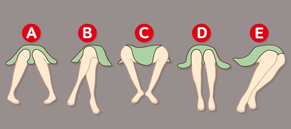 あなたの座る姿勢はどれですか？