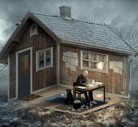 男性はどこに座っているでしょうか？(ただし、10秒以内に思い浮かんだ結果を選択してください!)