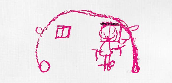 4歳の子供が何を表現したものだろうか？