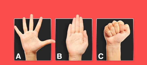 片手をパッ！と上にあげてください～あなたの手はどんな形でしょうか？