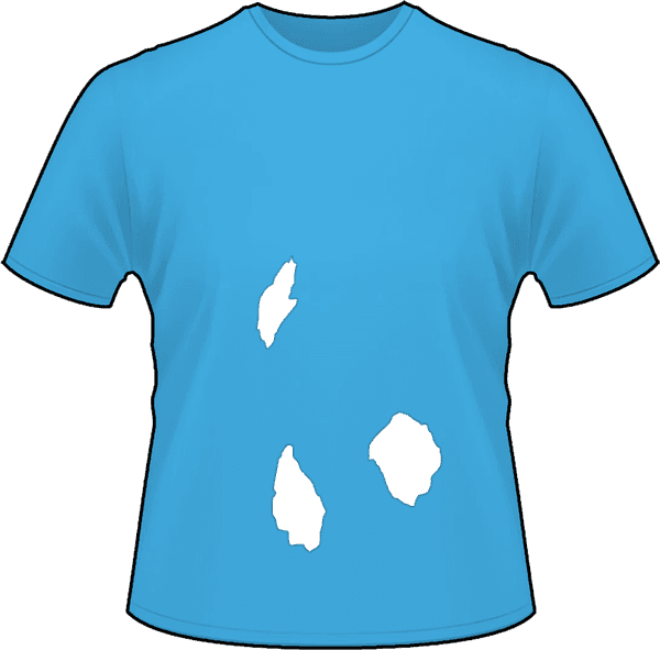 이 셔츠의 구멍은 몇 개일까요?