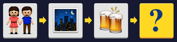 물음표에 들어갈 가장 적절한 이모티콘을 선택하세요!