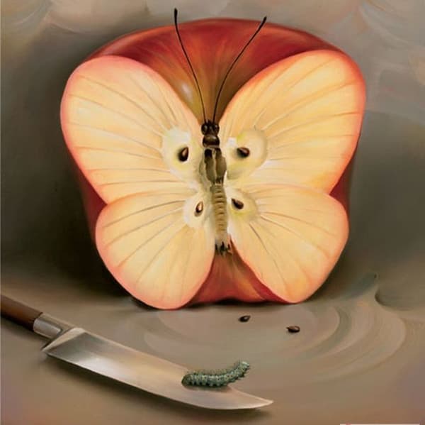 그림에서 가장 먼저 눈에 들어온 것은?