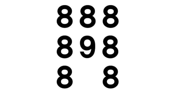 다음 그림에서 9의 개수는?