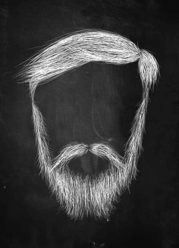 그림의 남자는 몇 살처럼 보이시나요?