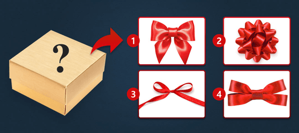 소중한 사람에게 줄 선물 상자! 장식 포인트로 어떤 리본을 고르실 건가요?