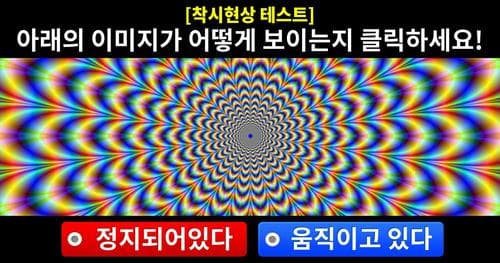 착시현상으로 알아보는 당신의 심리상태!