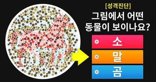 [성격진단] 당신은 그림에서 어떤 동물이 보이세요?