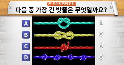 가장 긴 밧줄은? 당신이 가진 커다란 장점을 확인하세요!