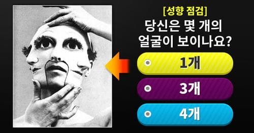 [성향점검] 당신은 몇 개의 얼굴이 보이나요?