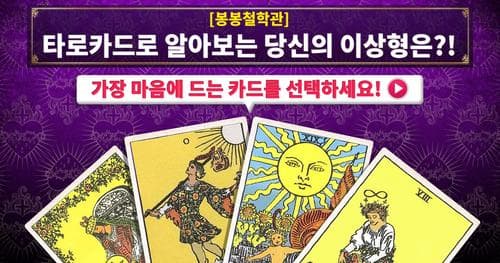 [봉봉철학관] 타로카드로 알아보는 당신의 이상형은?!