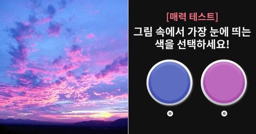 이미지로 알아보는 당신의 진짜 매력은?