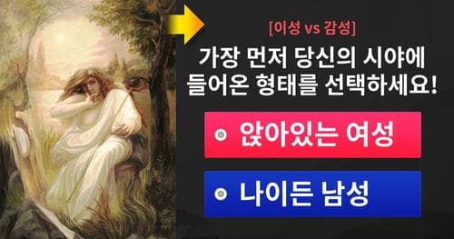 [이성vs감성] 단 5초만에 알아보는 당신의 성향은!?